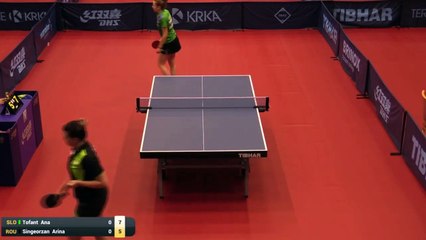 Ana Tofant vs Arina Singeorzan | 2019 ITTF Challenge Slovenia Open (Group)