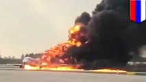 Kebakaran pesawat Moskow: 41 tewas dalam pendaratan darurat - TomoNews