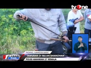 Tawuran di Bulan Ramadan, Polisi Amankan Puluhan Remaja