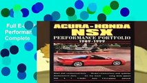 Full E-book  Acura-Honda NSX Performance Portfolio 1989-1999 Complete