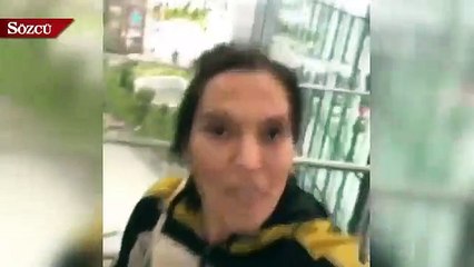 Demet Akalın yeni havalimanının camlarını beğendi!