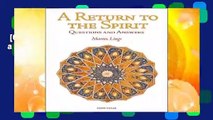 [GIFT IDEAS] A Return to the Spirit: Questions and Answers by Martin Lings