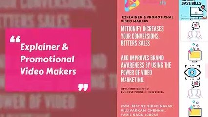 Explainer & Promotional Video Makers