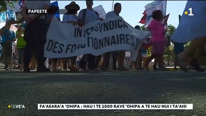 TH : Grève de la fonction publique : plus de 1000 grévistes selon les organisateurs