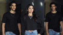 SOTY 2: Arjun Kapoor's Sister Khushi Kapoor spotted with Mystery Boy at Screening | FilmiBeat