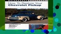 Full E-book  How to Restore Your Chevrolet Pickup (Motorbooks Workshop)  Best Sellers Rank : #4