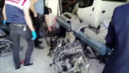 Çalıntı ve hacizli araçların parçalanarak satıldığı iddiası - DİYARBAKIR