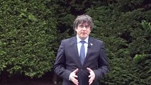 El fugado Puigdemont pide 