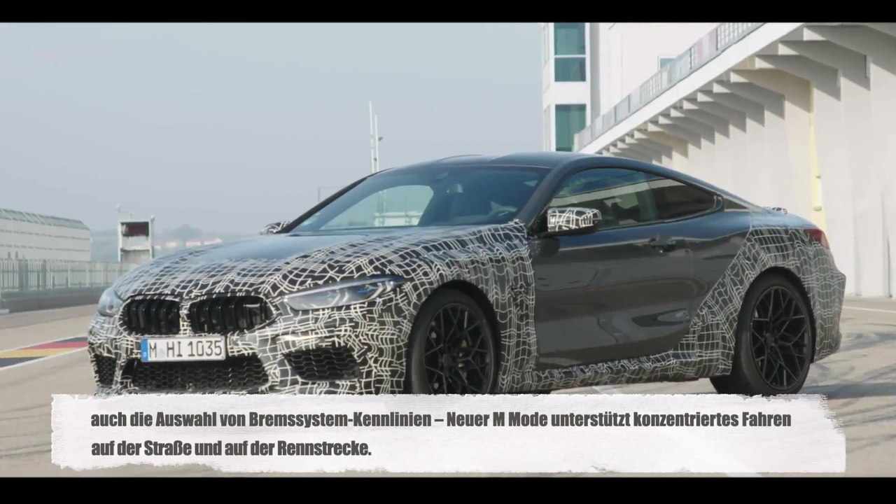 Der neue M Mode feiert im neuen BMW M8 seine Weltpremiere