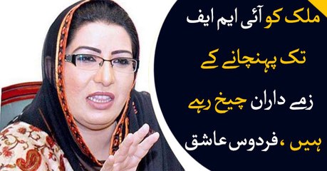 Firdous Ashiq Awan criticizes opposition