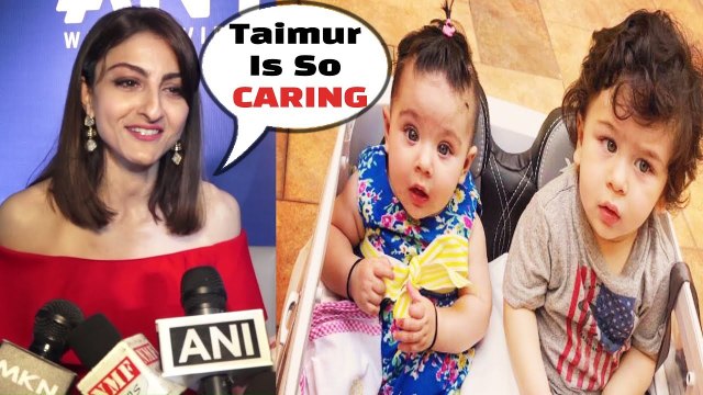 Soha Ali Khan PRAISES Taimur Ali Khan For Taking Care Of Inaaya