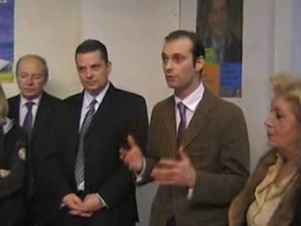 Fabien De Sans Nicolas à la permanence d'Alain Bonnet