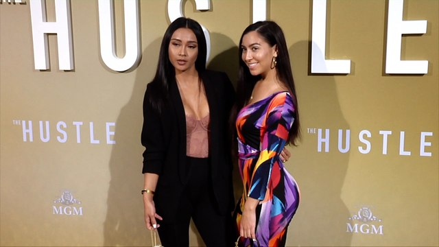 Jessica Vanessa The Hustle Premiere Golden Carpet