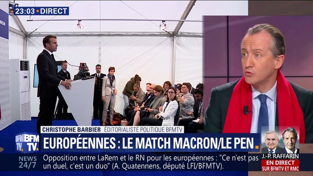 Européennes: le match Emmanuel Macron/Marine Le Pen (2/2)