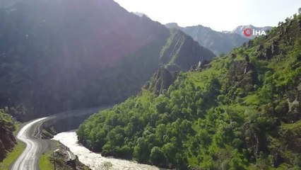 Beytüşşebap'ın Kartpostallık Manzaraları Havadan Görüntülendi