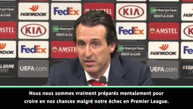 Demies - Emery : Nous sommes heureux mais la finale sera difficile