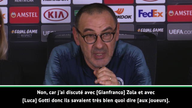 Demies - Sarri superstitieux avant les prolongations et les penalties