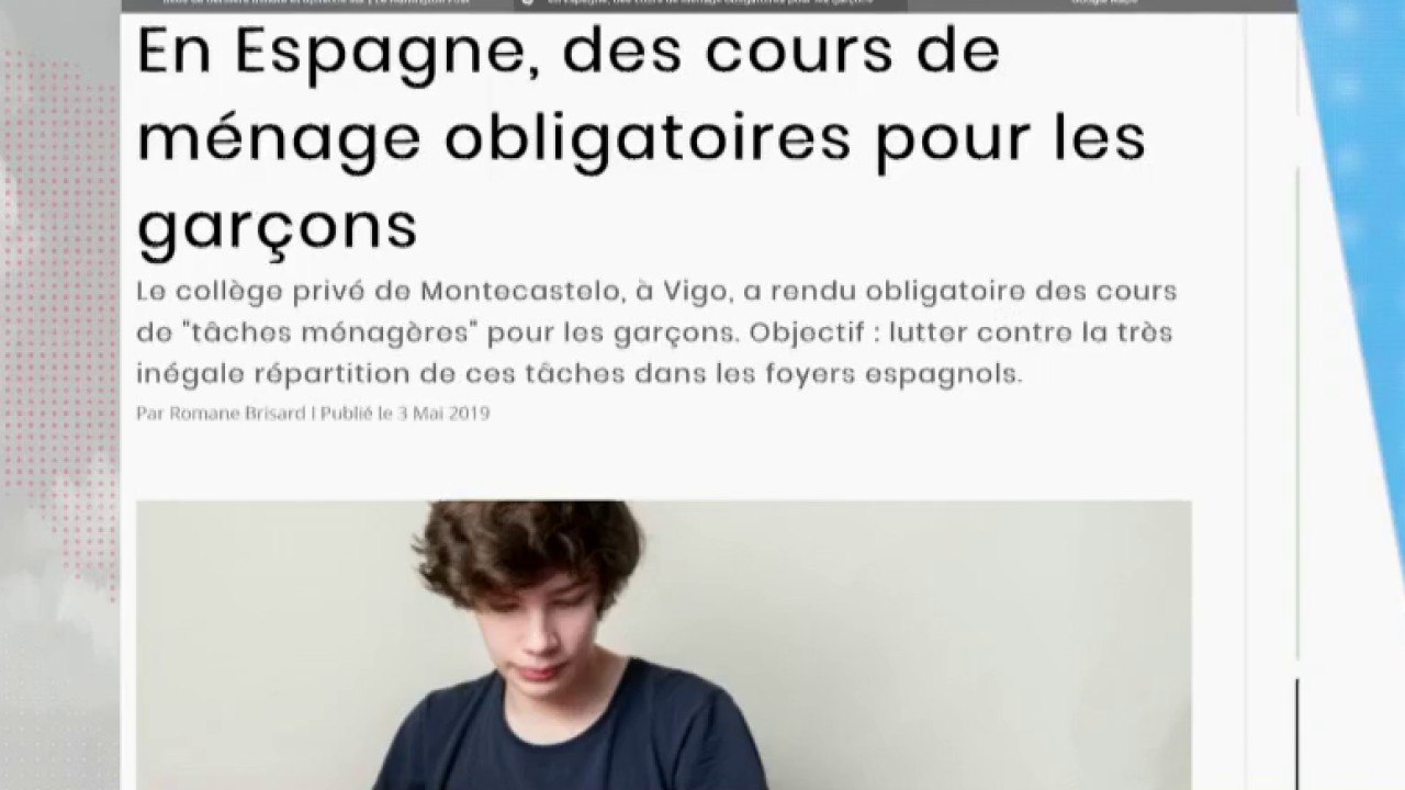 Des cours de ménage obligatoires pour les garçons