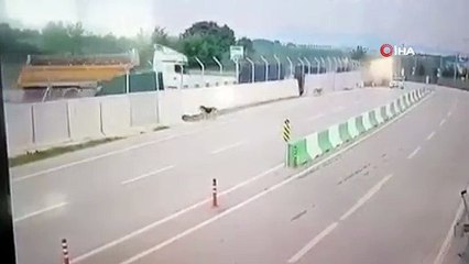 Hafriyat kamyonu dehşeti kamerada!