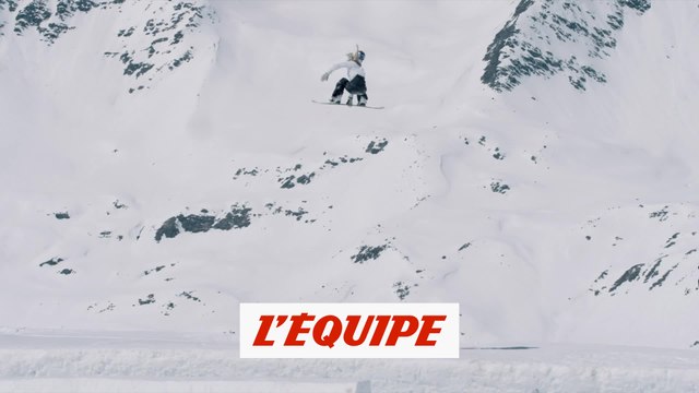 Anna Gasser, la première à plaquer un cab double cork 1260 - Adrénaline - Snowboard