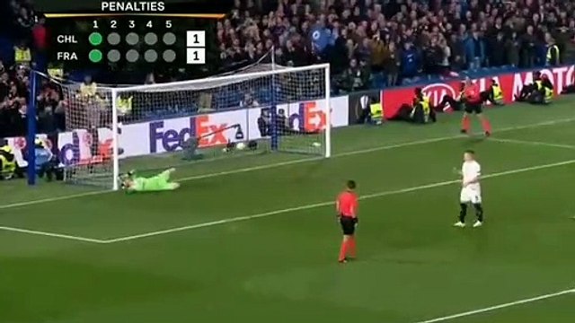 Football - Europa League - Chelsea vs Eintracht Frankfurt 1-1 (4-3) Penalty Shootout
