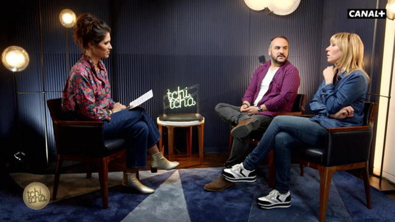 Mathilde Seigner et François-Xavier Demaison pour Ni une ni deux - Tchi Tcha du 07/05