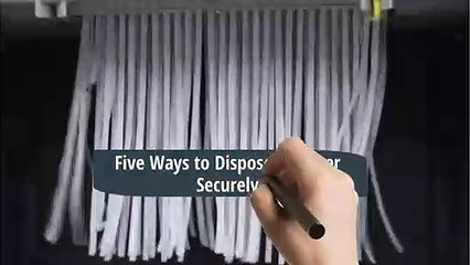 Important Ways to Arrange of Paper Securely
