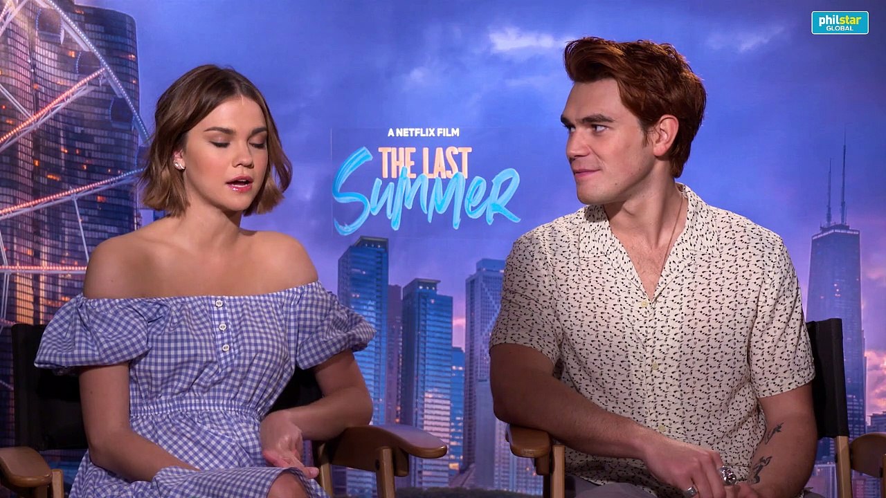 Ricky Lo interview K.J. Apa and Maia Mitchell of The Last Summer