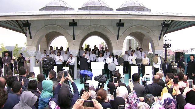 Cumhurbaşkanı Erdoğan, Kuzey Ankara Merkez Camisi ve Külliyesi'nin açılışına katıldı (1) - ANKARA