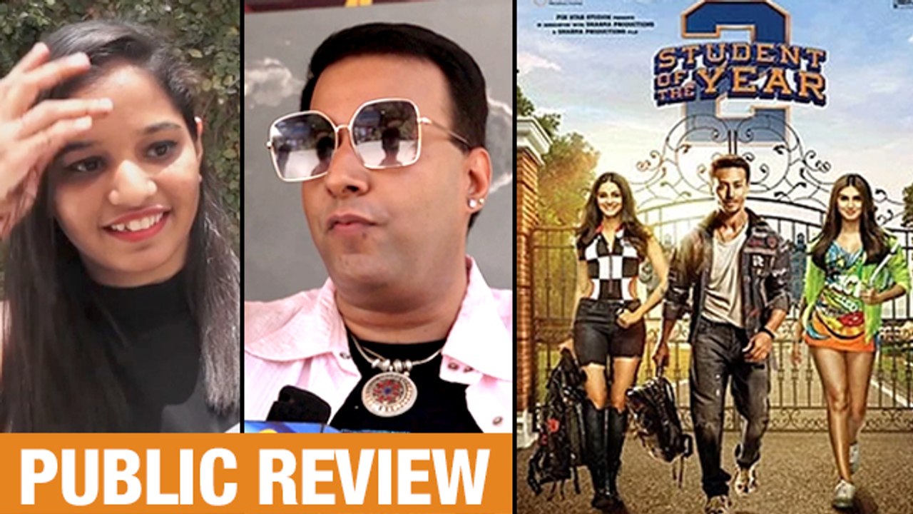 Student Of The Year 2 PUBLIC REVIEW | Tiger Shroff, Tara Sutaria, Ananya Pandey