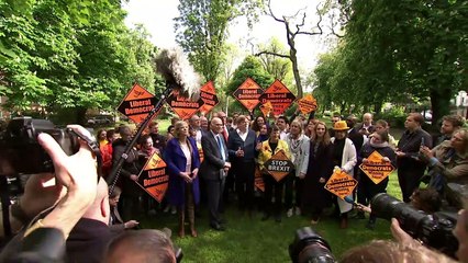 Guy Verhofstadt joins Lib Dems on campaign trail