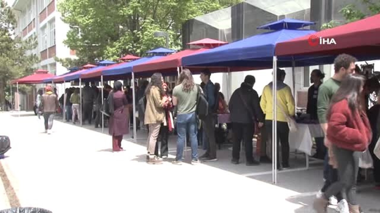 Öğrencilerin 'Bahar Panayırı' Coşkusu