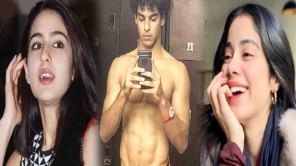 Ishaan Khattar shirtless during chat show because of Jhanvi Kapoor & Sara Ali Khan | FilmiBeat