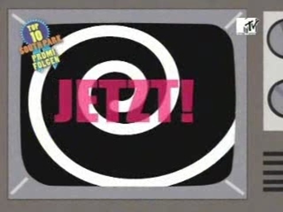 sido moderiert promi south park special bei MTV Werbe Spot.