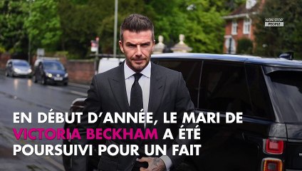 David Beckham condamné à une suspension de permis pour une durée de 6 mois