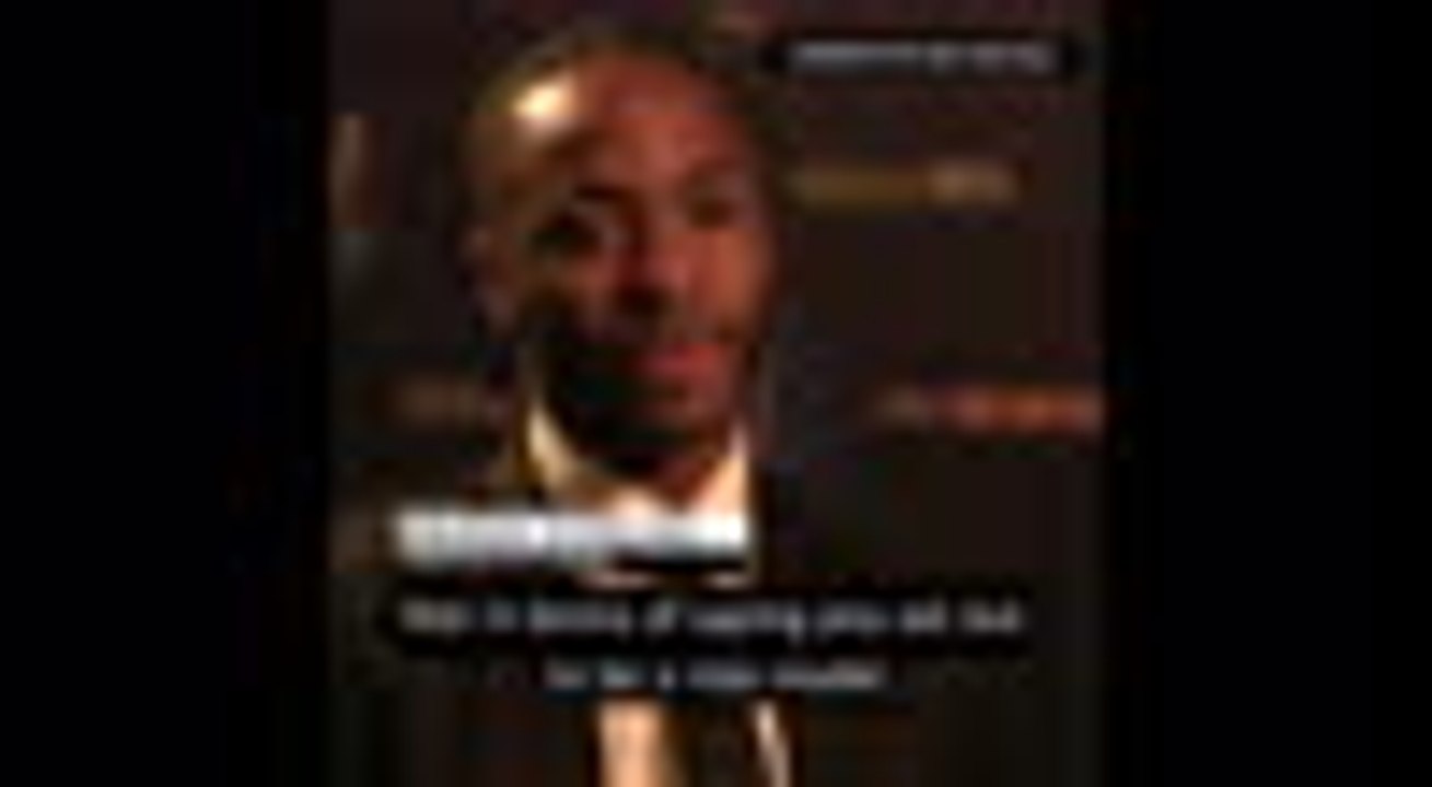 I'm just trying to lead by example - Sterling on role model status