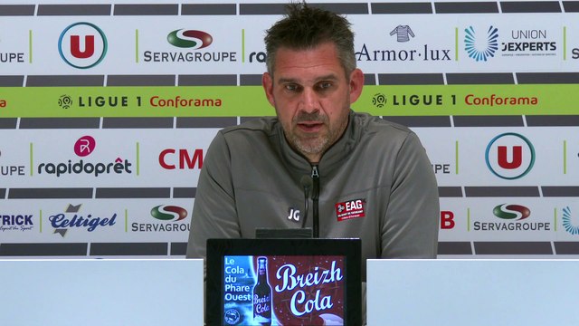 Le point presse de Jocelyn Gourvennec avant Rennes - Guingamp