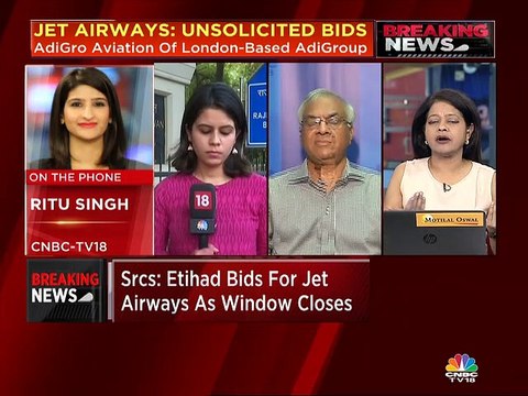 Etihad Airways submits binding bid for Jet Airways