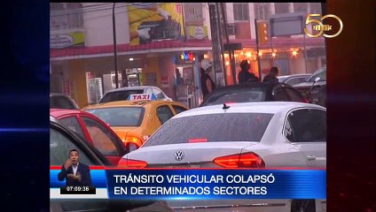 Torrencial aguacero en el norte de Guayaquil