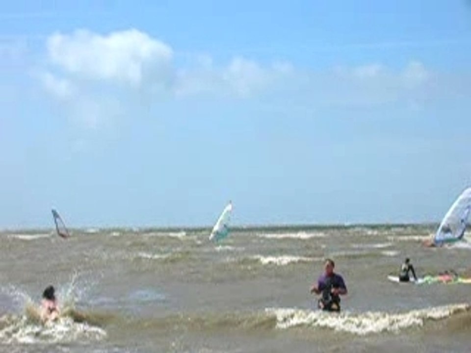 Gros vent planche a voile