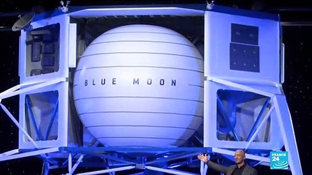 Amazon's Bezos unveils moon lander
