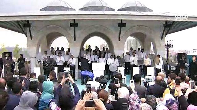 Başkentin üçüncü büyük camisinin resmi açılışı yapıldı