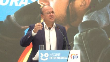 Monago presenta su programa como "un mapa para el cambio"