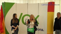 La número dos de VOX «Compatriotas, la resistencia ha llegado a Sabadell»