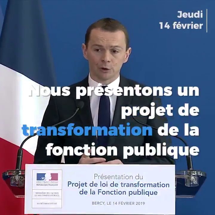 Projet de loi de transformation de la fonction publique