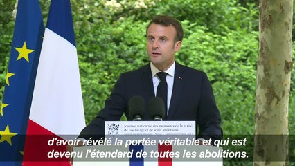 Macron commémore l'abolition de l'esclavage