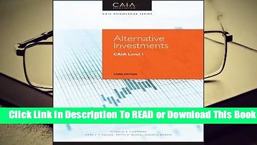 Online Alternative Investments: Caia Level I  For Kindle
