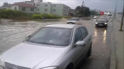 Göle Dönen Yolda Sürücüler Zor Anlar Yaşadı