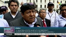 Trabajadores peruanos continúan en huelga tras recorte salarial