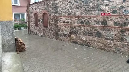 Bursa Mudanya'da Sağanak Yağış Etkili Oldu